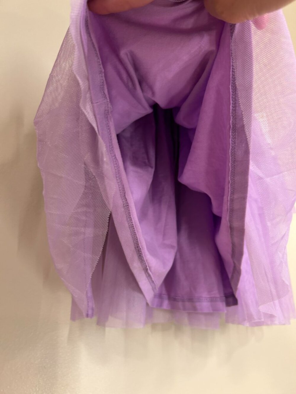 8Y Girls Preppy Colorful Tea Purple Tiered Tulle Skirt NWT - Picture 2 of 5